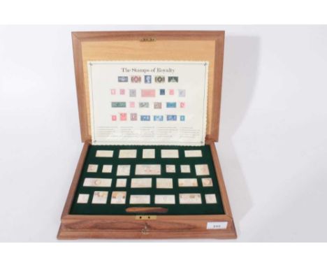 G.B. - 'The Silver Jubilee of Her Majesty The Queen' set of twenty five silver stamp medallions (NB total weight 496gms) (cas