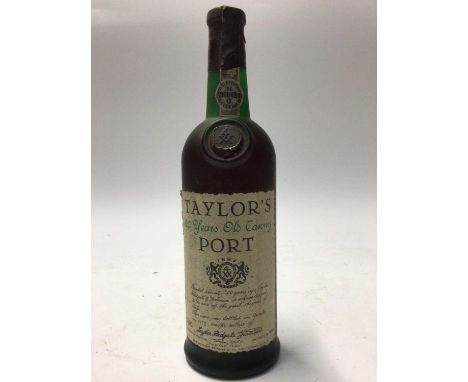 Two bottles of vintage port - Taylor's 20 year old tawny 1979 numbered 12 of 80, and Ficklin Vineyards California Port