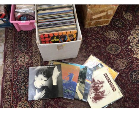 LP's- Over 100 Rock and Pop Vinyl record albums including David Bowie, The Beatles, Pink Floyd, Rolling Stones and others