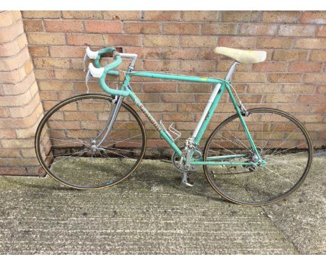 Vintage road bike, with a Grandini frame, Campognolo and Cinelli components