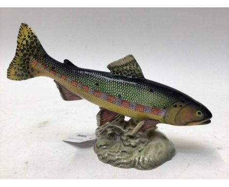 Beswick Trout model number 1246, 23.5cmCondition report: Some light natural crazing but otherwise in good condition.