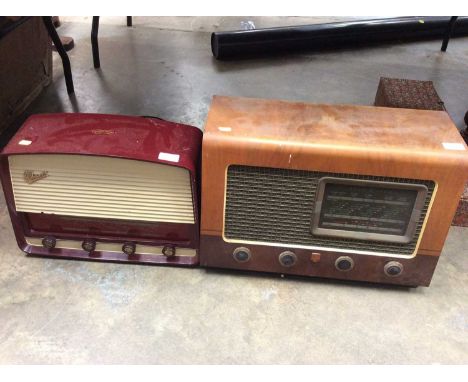 Two vintage radios - Marconiphone and one other