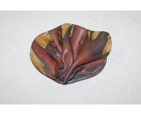 A Bernard Rooke pottery wall pocket 