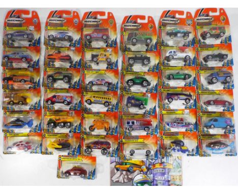 Matchbox - 37 diecast vehicles in original packs, comprising #75 Earth Hauler, #71 Road Roller and #5 Pund Hound and similar,