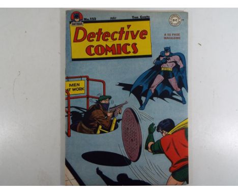 Comics - A Superman DC Publication comic, entitled Detective Comics, a 52 page magazine, Batman, No.123 May, contained in a c