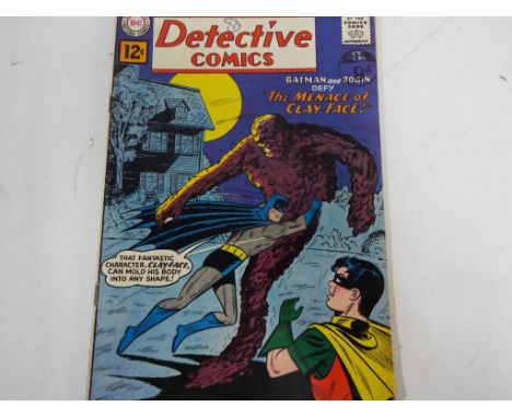 Comics - a Superman DC National Comics from Detective Comics featuring The Menace of Clay-Face, Dec No.298, Approved by the C
