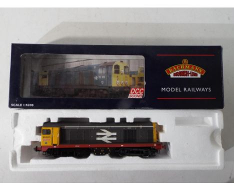 Bachmann - an OO gauge Class 20 Diesel locomotive DRS op no 20023 with label stating 'DCC sound', near mint in original windo