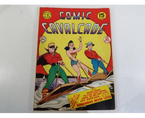 Comics - a Superman DC Publication Summer Issue No.3, Comic Cavalcade comic with 12 big features including 'a galaxy of Ameri