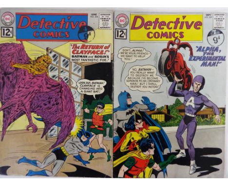 Comics - two Superman DC National Comics from Detective Comics featuring Batman and Robin to include Sept No.307 and June No.