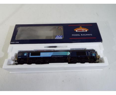Bachmann - an OO gauge Class 66/9 Diesel locomotive DRS op no 66412 # 32-976DC, mint in original window box with label statin
