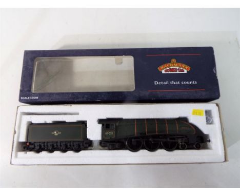 Bachmann - an OO gauge locomotive Gresley A4 Pacific 'Seagull' op no 60033, BR green, # 31-957 mint in original ex+ window bo