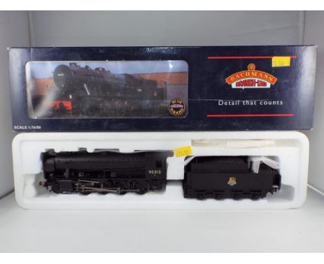 Model Railways - Bachmann OO gauge #32-253 War Department Steam Locomotive 2-8-0, operating #90312 in BR black, loco appears 
