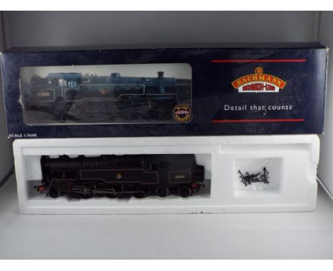 Model Railways - Bachmann OO gauge #32-350 Standar Class 4MT Tank Locomotive 2-6-4 in BR black, operating #80061, loco appear