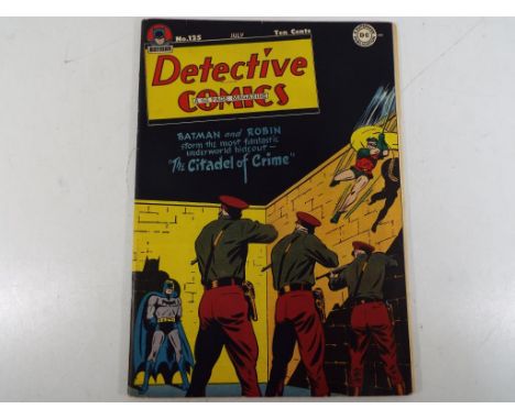Comics -  A Superman DC Publication comic , entitled Detective Comics, a 52 page magazine, Batman, No.125 July, contained in 