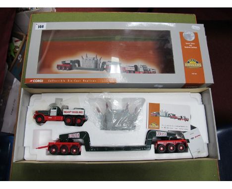 A Boxed Corgi 1:50th Scale Diecast 'Heavy Haulers' #US55103 Diamond T980 Girder Trailer and Transformer Load 'Gerosa', certif