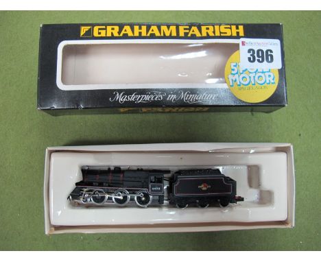 A Graham Farish 'N' Gauge #1805 4-6-0 Class Five Locomotive, R/No. 44911, BR black, six wheeled tender, boxed.