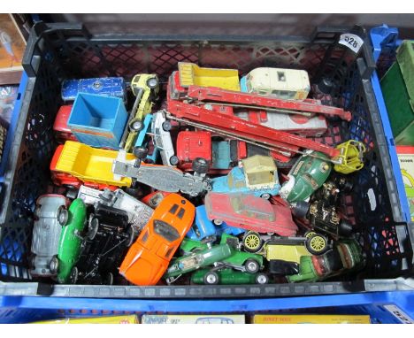 A Quantity of Original Corgi Diecast Vehicles, all playworn. Ice Cream vans noted.