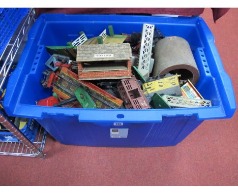 A Quantity of 'O' Gauge Model Railway, by Hornby and others. Including locomotive, rolling stock, lineside accessories, track