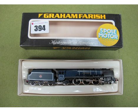 A Graham Farish 'N' Gauge #1817 4-6-2 Duchess Class Locomotive, R/No. 46221, 'Queen Elizabeth', BR blue, boxed.