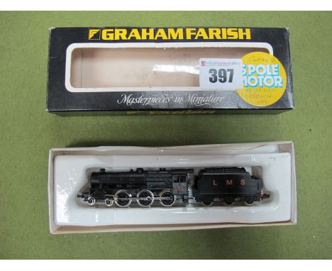 A Boxed Graham Farish 'N' Gauge #1806 Class Five 4-6-0 Locomotive, six wheeled tender, R/No. 5041, LMS black livery.