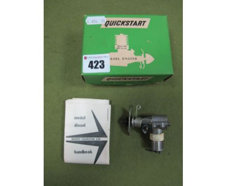A 'Merlin' Model Aeroplane Diesel Engine (0.047 inches) by Davies Charlton Ltd, appears unused, boxed, with paperwork. 