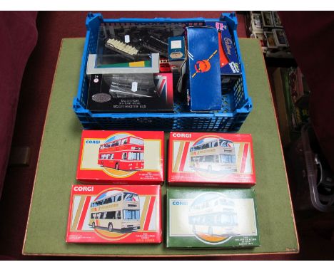 Twelve Diecast Buses, from Corgi, Oxford, Days Gone and others. Includes four of The Corgi Yorkshire Rider Series.