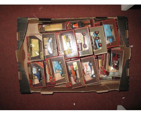 Twenty Four Boxed Matchbox Models of Yesteryear Diecast Vehicles, including #Y-18 1918 Atkinson Model D Steam Wagon, Blue Cir