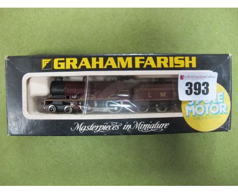 A Graham Farish 'N' Gauge #1201 4-4-0 4P Class Five Locomotive, R/No. 1111, LMS maroon, six wheeled tender, boxed.