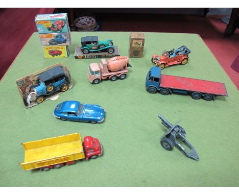 Matchbox 1-75 Regular Wheel No. 63 Fire Crash Tender, boxed, 1 Type Corgi Classics (part boxed), 1st Type Dinky Foden (damage