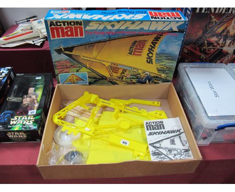 An Original Action Man Palitoy 'Skyhawk' - 'The Flying Wing', appears unused, with instructions, stickers intact, boxed.