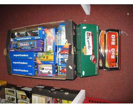Twenty Two Corgi Diecast Super Haulers, boxed, including #US52913 Diamond T.