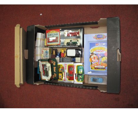 Assorted Diecast Vehicles, from different manufacturers. Includes Special Land Speed Record Set by Lledo and #56901 Chipperfi