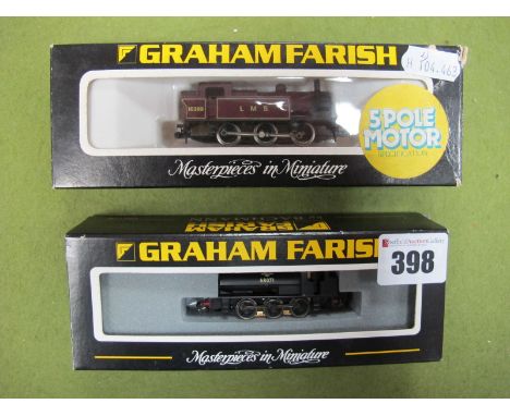 Two Boxed Graham Farish 'N' Gauge Locomotives, #372-503 class J94 0-6-0 locomotive, R/No. 68071, BR black livery, late crest,
