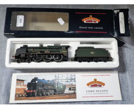 BACHMANN 00 GAUGE;  A BR GREEN "LORD NELSON LOCOMOTIVE" 30850, (31-406) (boxed)