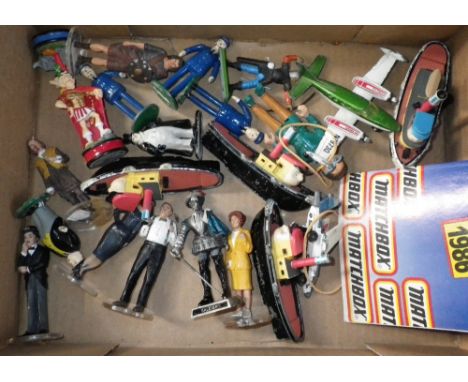 CORGI; Coronation Street figures (3) and similar figures to include - Thomas the Tank Engine figures - Batman villains - smal