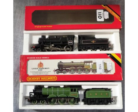 HORNBY 00 GAUGE; A L.N.E.R. B12 LOCOMOTIVE (R.866) (boxed) and a B.R. "Ivatt Class 2" locomotive (R.857) (2)  