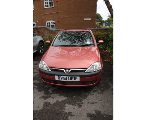 VAUXHALL CORSA COMFORT, BV51 UER, in Rose Gold, 31,312 miles, first registered 2001, 973cc, 3 door hatchback, petrol, 5 speed