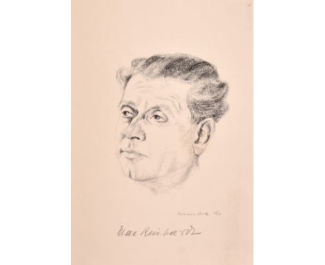 Hermann Struck (1876-1944), three portrait prints, one etching and two lithographs, each signed in pencil, etching plate size