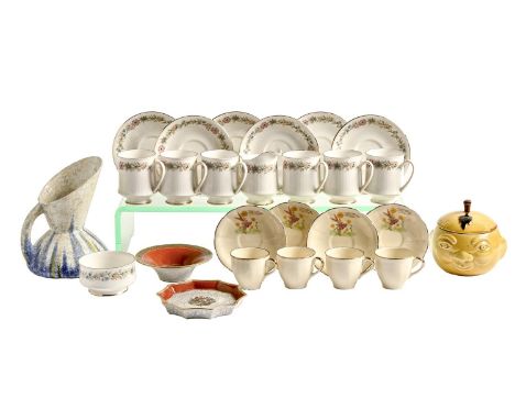 Miscellaneous ceramics, including a Paragon bone china Belinda part tea service, etc  