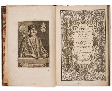 Bacon (Sir Francis) The Historie of the Raigne of King Henry the Seventh, first edition, first issue with errata uncorrected,