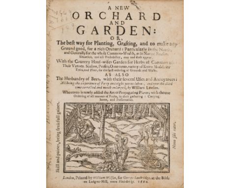 Cookery &amp; Husbandry.- Markham (Gervase) A Way to get Wealth, 6 parts in 1, tenth edition, divisional titles, woodcut illu