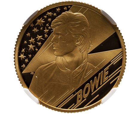 UNITED KINGDOM. Elizabeth II, 1952-. Gold 25 pounds, 2020. Royal Mint. Proof. The third release from the "Music Legends" seri