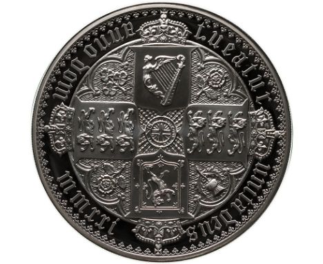 UNITED KINGDOM. Elizabeth II, 1952-. Silver 10 pounds, 2021. Royal Mint. Proof. The Great Engravers seriesA re-interpretation