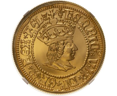 UNITED KINGDOM. Elizabeth II, 1952-. Gold 100 pounds, 2022. Royal Mint. Proof. This design is the first release in a Royal Mi