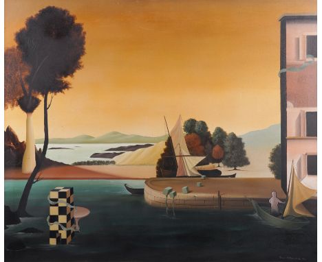 STUART MCALPINE MILLER (BRITISH, B. 1964)Sea of Tranquillity signed and dated 'Stuart McAlpine Miller 93' (lower right) oil o