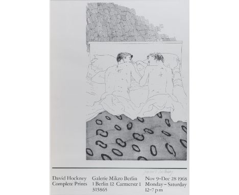 DAVID HOCKNEY (BRITISH, B. 1937)David Hockney Complete Prints, Galerie Mikro Berlin (featuring 'Two Boys Aged 23 or 24') sign