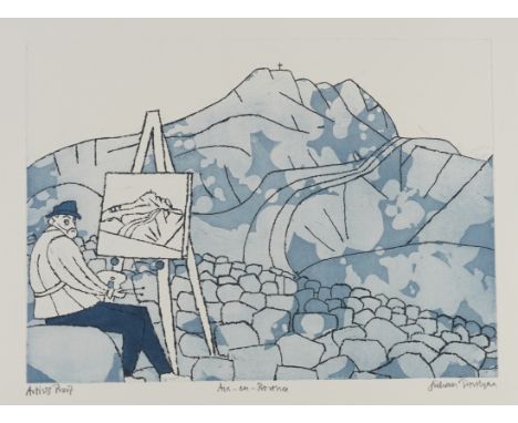 JULIAN TREVELYAN (BRITISH, 1910-1988)Aix-en-Provence (1972) signed, inscribed and titled in pencil 'Julian Trevelyan, Artist'