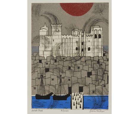 JULIAN TREVELYAN (BRITISH, 1910-1988)Avignon (1972) signed, inscribed and titled in pencil 'Julian Trevelyan Artists Proof' (