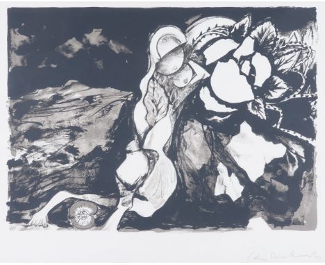 CERI RICHARDS (BRITISH, 1903-1971)The Crooked Rose signed 'Ceri Richards' (in lower right margin) lithograph 45 x 62cm ARR  P