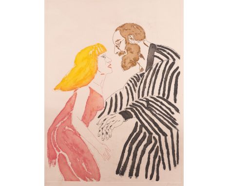 DAME ELISABETH FRINK (BRITISH, 1930-1993)Anthony and Cleopatra signed and numbered 'Frink 30/175' (in lower margin) etching 7
